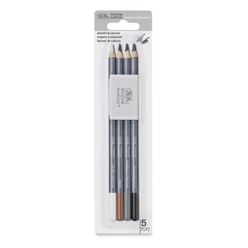 Winsor & Newton Studio Collection Sketching Pencil Sets,5-Piece Set