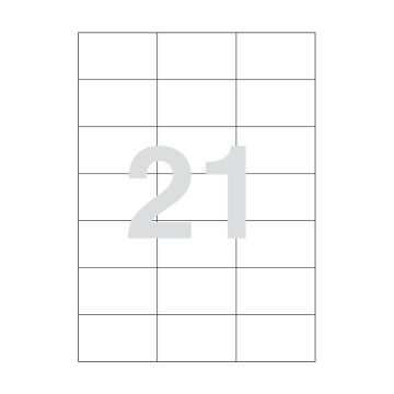 Agipa 21 Labels 70 X 42mm A4