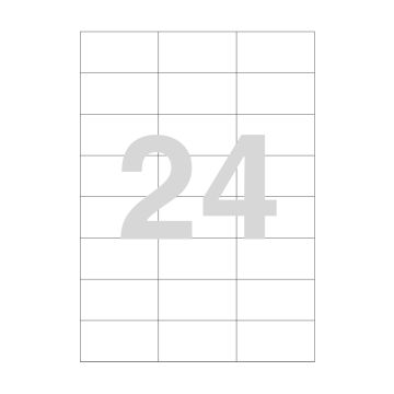 Agipa 24 Labels 70 X 37mm A4