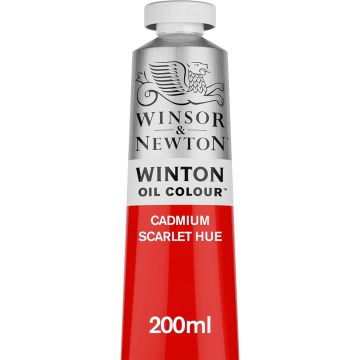 Winton Oil Colors, 200ml Cadmium Scarlet Hue