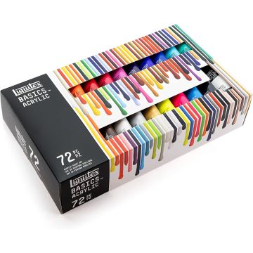 Liquitex BASICS Acrylic Paint Set, 72 x 22ml