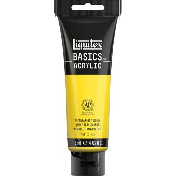 Liquitex Basics Acrylic 118ml Transparent Yellow