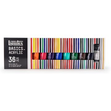 Liquitex BASICS Acrylic Paint Set, 36 x 22ml