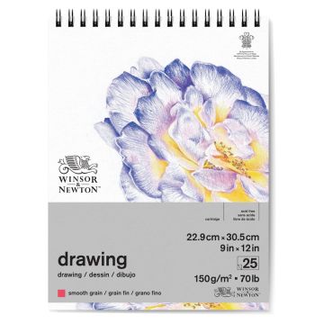Winsor & Newton Drawing Pad - 9" x 12", Smooth
