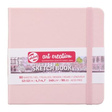Talens Art Creation Sketch Books, Pastel Pink - 4.7" x 4.7" - 9314014M