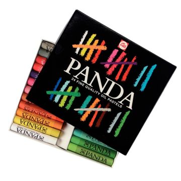 Panda oil pastel set | 24 colours - Panda