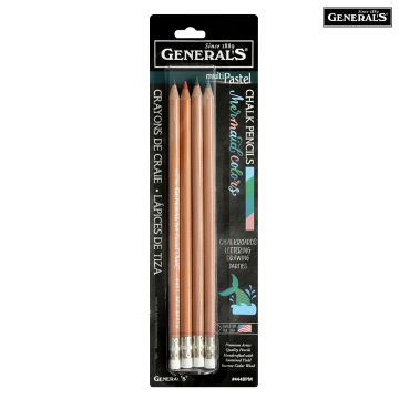 General's Multi-Pastel Chalk Pencil Set of 4