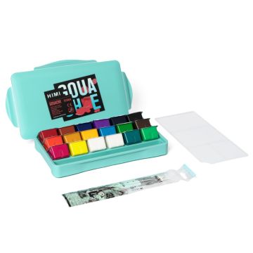 Miya Gouache Paint Set Express Edition 18 x 30ml - Green - TSF60