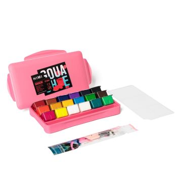 Miya Gouache Paint Set Express Edition 18 x 30ml - Pink - TSF61