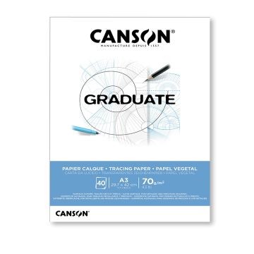 Canson Graduate Tracing Pad of 50 Sheets - A3 72 g - 31250P021