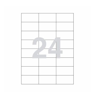 Laser Label 70x37 A4-24 Labels Champs