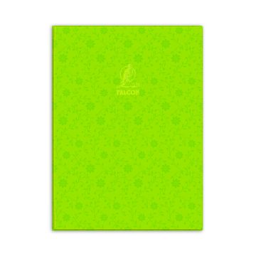 Single Line Book A4 Transparent 60 Sheet PCV Green - Falcon
