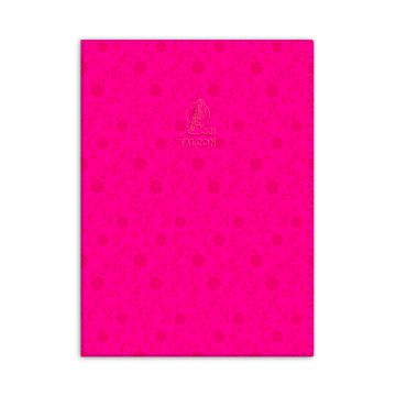 Single Line Book A4 Transparent 100 Sheet PVC Pink - Falcon
