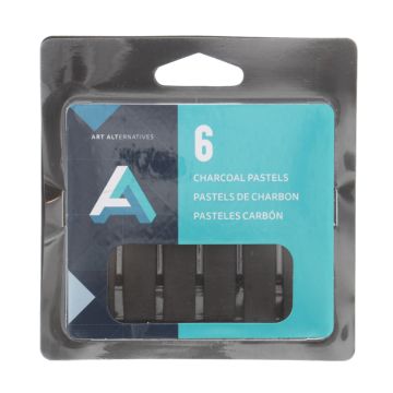 Art Alternatives Charcoal Drawing Sticks,6-Stick Set