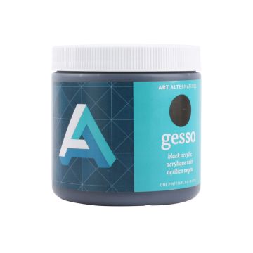 Art Alternatives Black Acrylic Gesso 16 oz