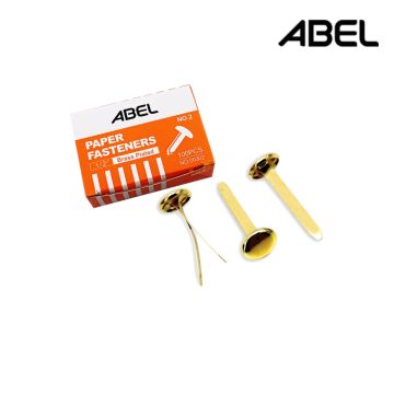 Paper Fastener #2 Brass - ABEL 00302