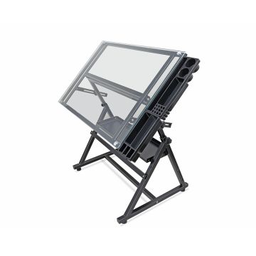 Drawing Table - Academy Tempered Glass Size-24 X 36" - Isomars