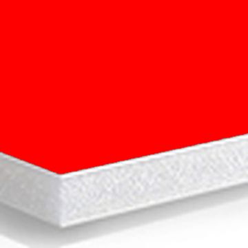 Form Board 100x70cm ‍‍‍‍‍‍| 5mm  single sheet Red - Artfoam