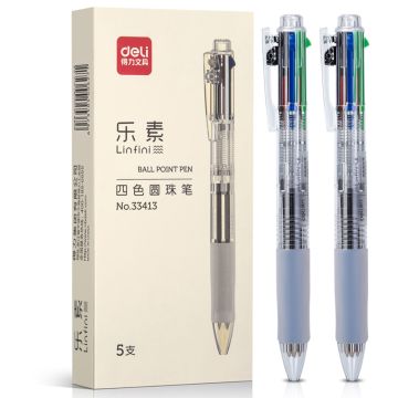 Deli Multi-color Ballpoint Pen Roller Ball Pens - 1pc