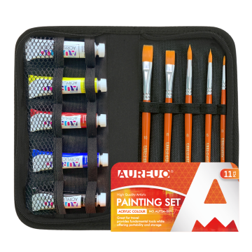 Aureuo Acrylic Portable Painting Set