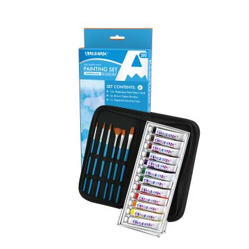 Aureuo Watecolor Painting Set of 19