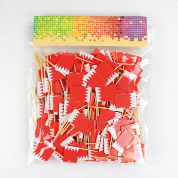 Bahrain Flag Small- Pkt of 100