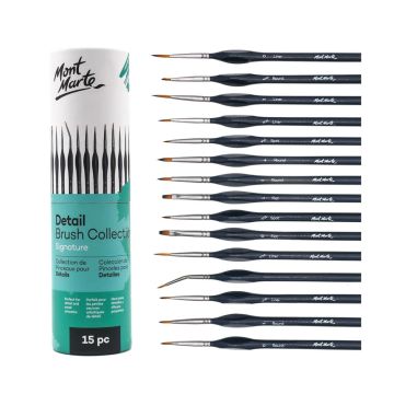 Mont Marte Detail Brush Collection 15pc