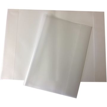 Book wrapping cover clear