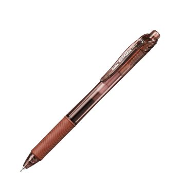 Pentel EnerGel X Retractable Liquid Gel Pen - 0.5mm -  Brown