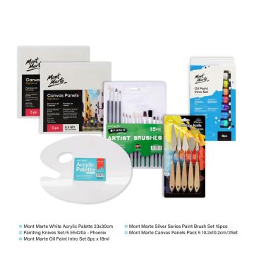 مجموعة طلاء زيت للمبتدئين