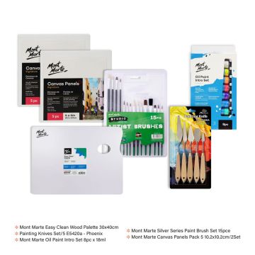 مجموعة بداية للرسم الزيتي