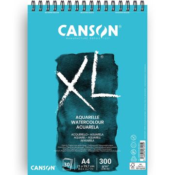 Canson XL Aquarelle A4 Watercolour Paper  -  300g - 400039170
