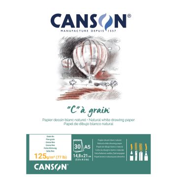 Canson C A Grain Drawing 125 GSM - A5