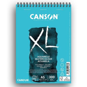 Canson XL Aquarelle A5 Watercolour Paper  -  300g - 400082843