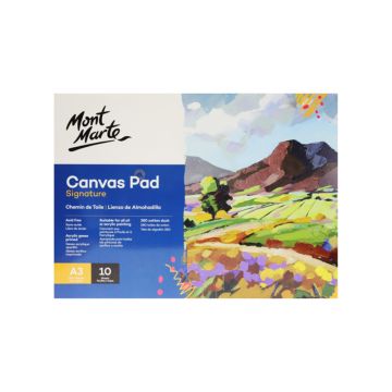 Mont Marte Signature Canvas Pad 10 Sheet A3