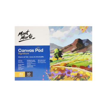 Mont Marte Canvas Pad 10 Sheet A4