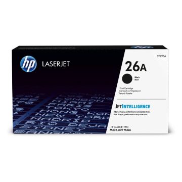 HP 26A Black Toner Cartridge, Standard CF226A