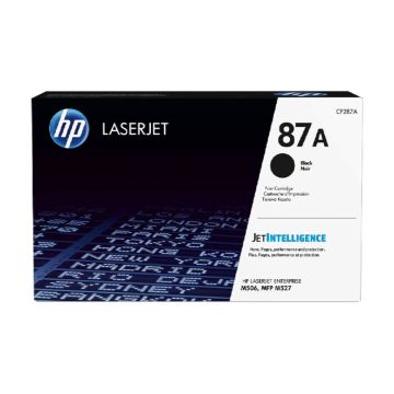 HP 87A Black Toner Cartridge, Standard CF287A