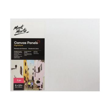 Mont Marte Canvas Panels Signature 2pc 20.3 x 25.4cm (8 x 10in)