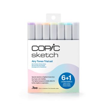 Copic Airy Tones Trial Set 6+1 Limited Edition - 3422