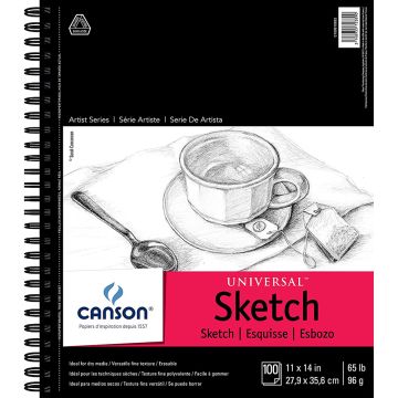 Canson Universal Sketch Book 11 " 14"  - 100510852