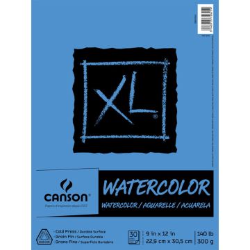 Canson XL Series Watercolor Pad, 9" x 11" - 100510941