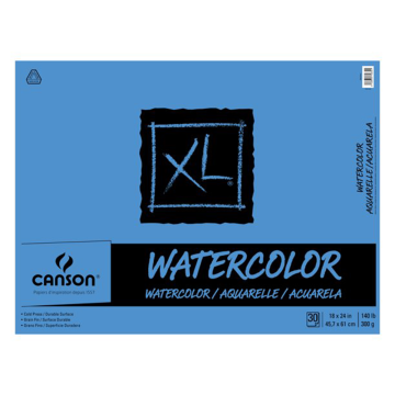Canson XL Watercolor Pad, 18" x 24" - 100510944