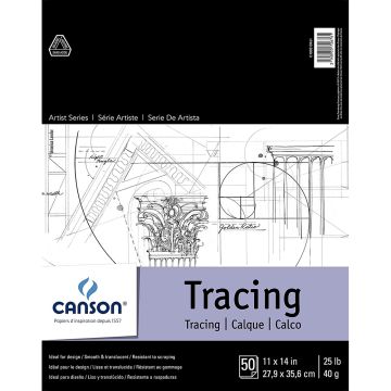 Canson Foundation Tracing Paper Pad 11" x 14" - 100510961