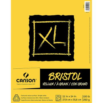 Canson XL Series Bristol Vellum Paper Pad 11" x 14"  - 400061839