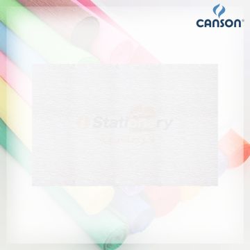 Crepe paper 30gs Canson - C200001400 White