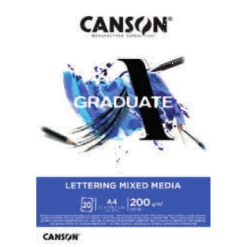 Canson Graduate - Lettering Mixed Media A4 - 200g - 31250P028