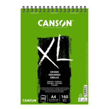 Canson XL للرسم - 50 ورقة - 160 جرام - A4 - C400039088