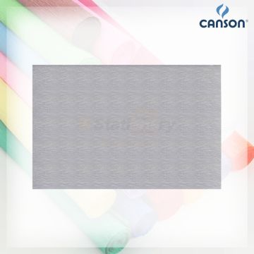 Crepe paper 30gs Canson - C400110415  Silver
