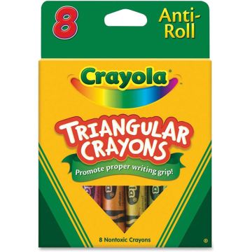 Crayola Triangular Crayons set of 8 52-4008
